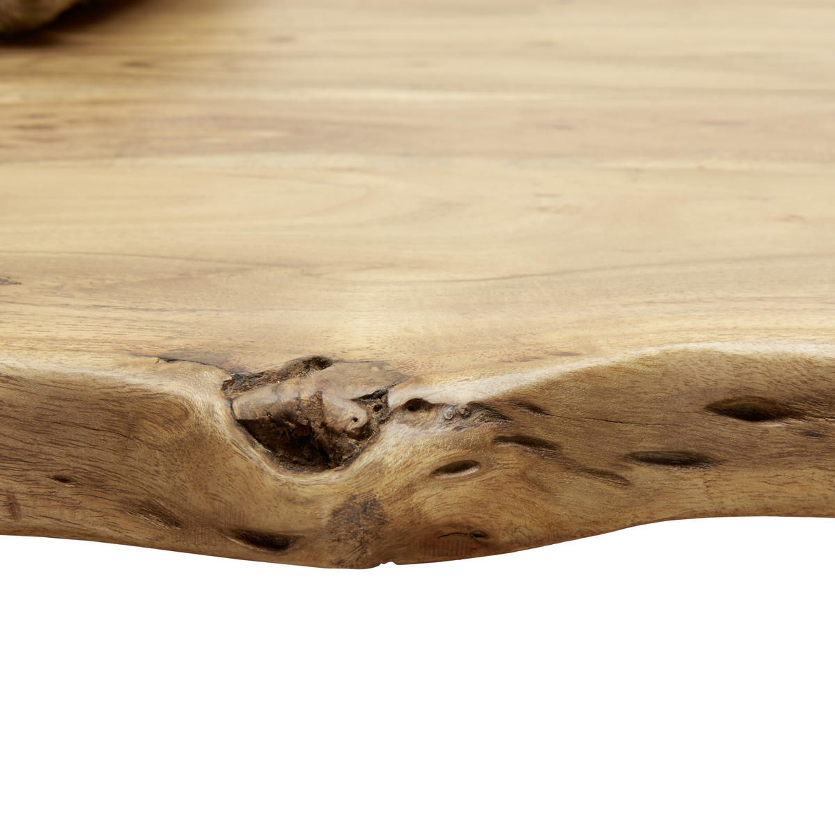 COUCHTISCH in Holz, Metall 115/70/45 cm  - Schwarz/Akaziefarben, Konventionell, Holz/Metall (115/70/45cm) - Carryhome