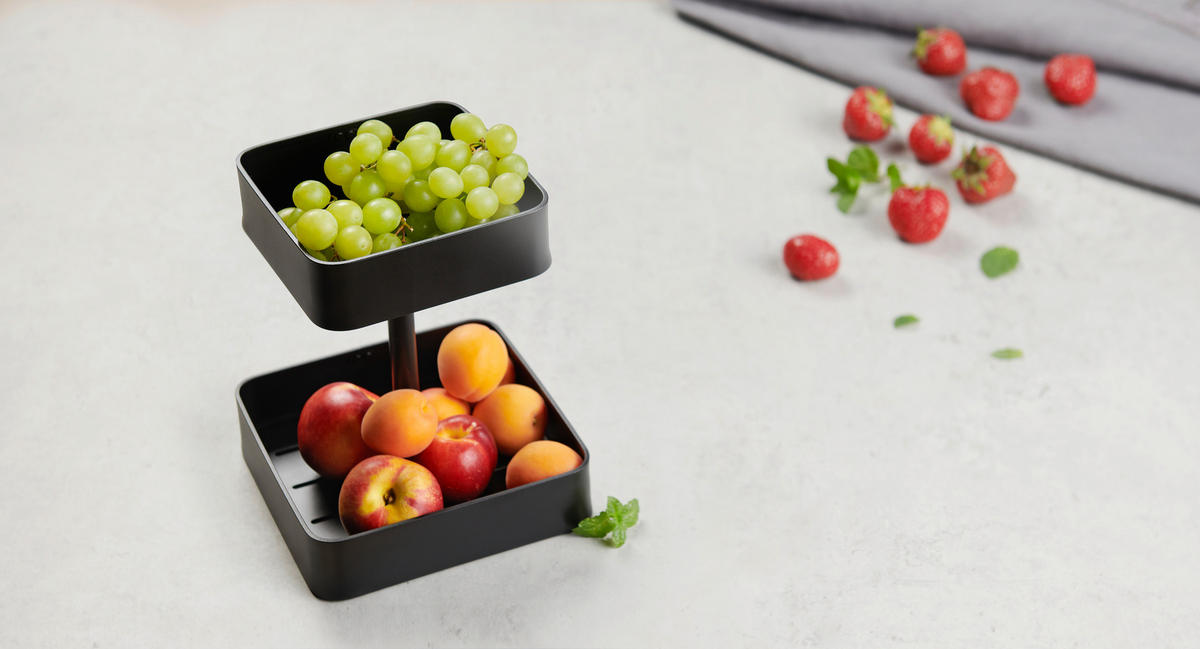 PATROVÝ STOJAN - černá, Design, kov (21/21/26cm) - Homeware Profession.