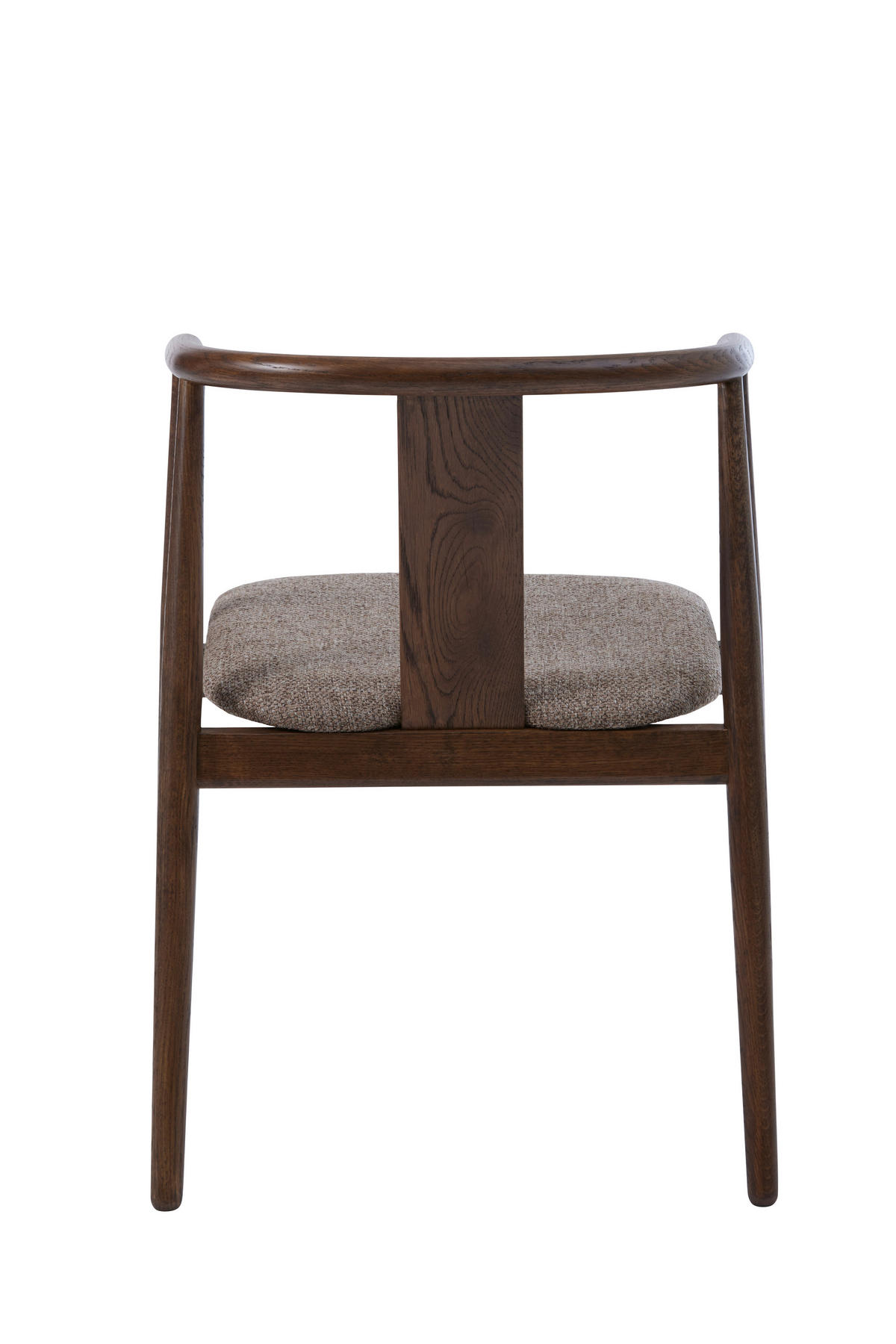 ARMLEHNSTUHL  in Webstoff  - Eiche dunkel/Naturfarben, Basics, Holz/Textil (59/76,6/52cm) - Boxxx