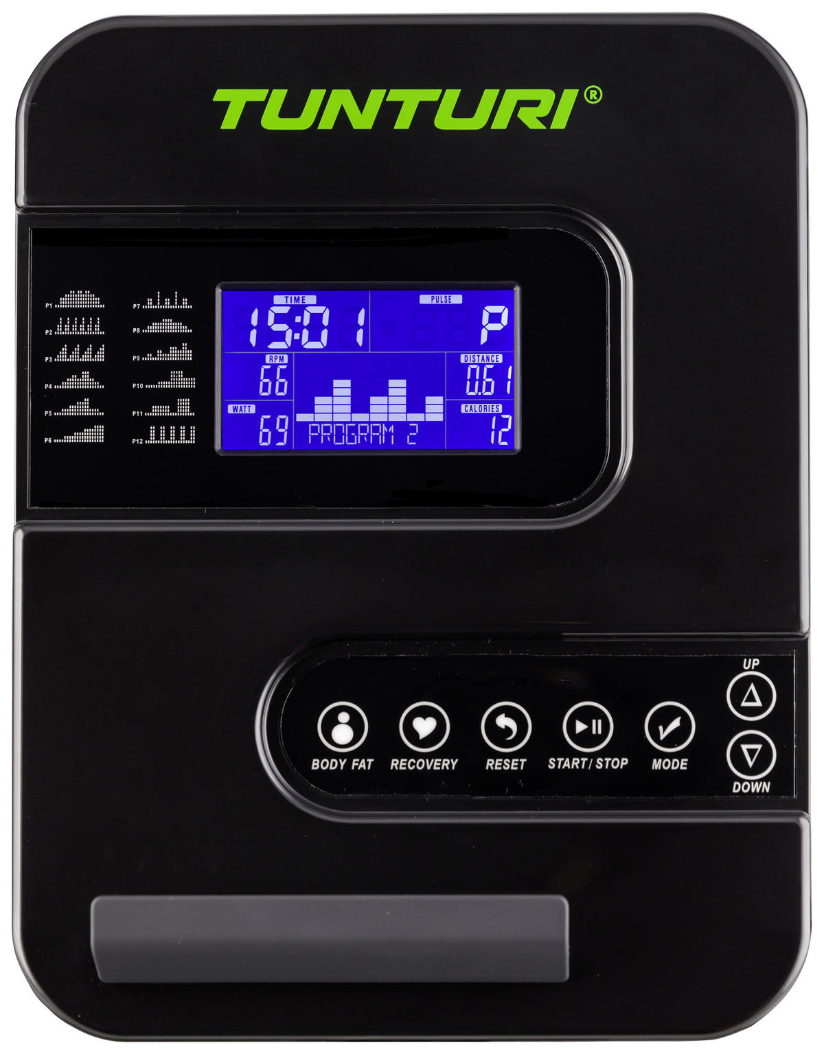 HEIMTRAINER E35 CARDIO FIT - Schwarz/Grau, MODERN, Kunststoff/Metall (50/125/85,5cm) - Tunturi