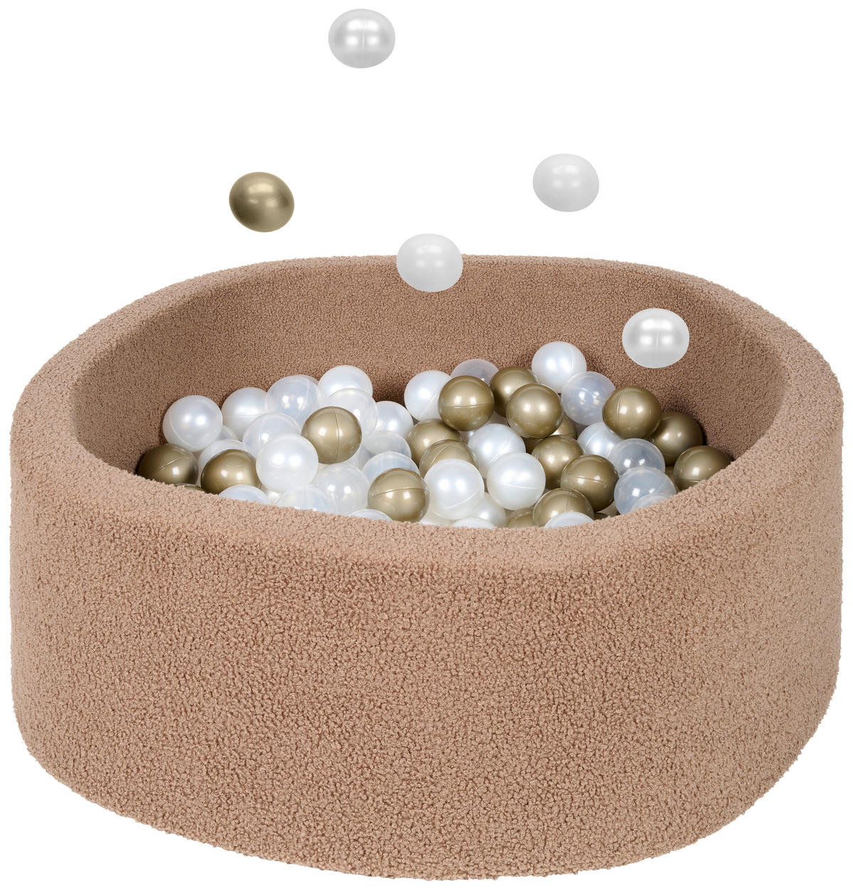 BAZEN S LOPTICAMA   - boje sedefa/cappuccino, Basics, tekstil/plastika (90/30cm) - My Baby Lou