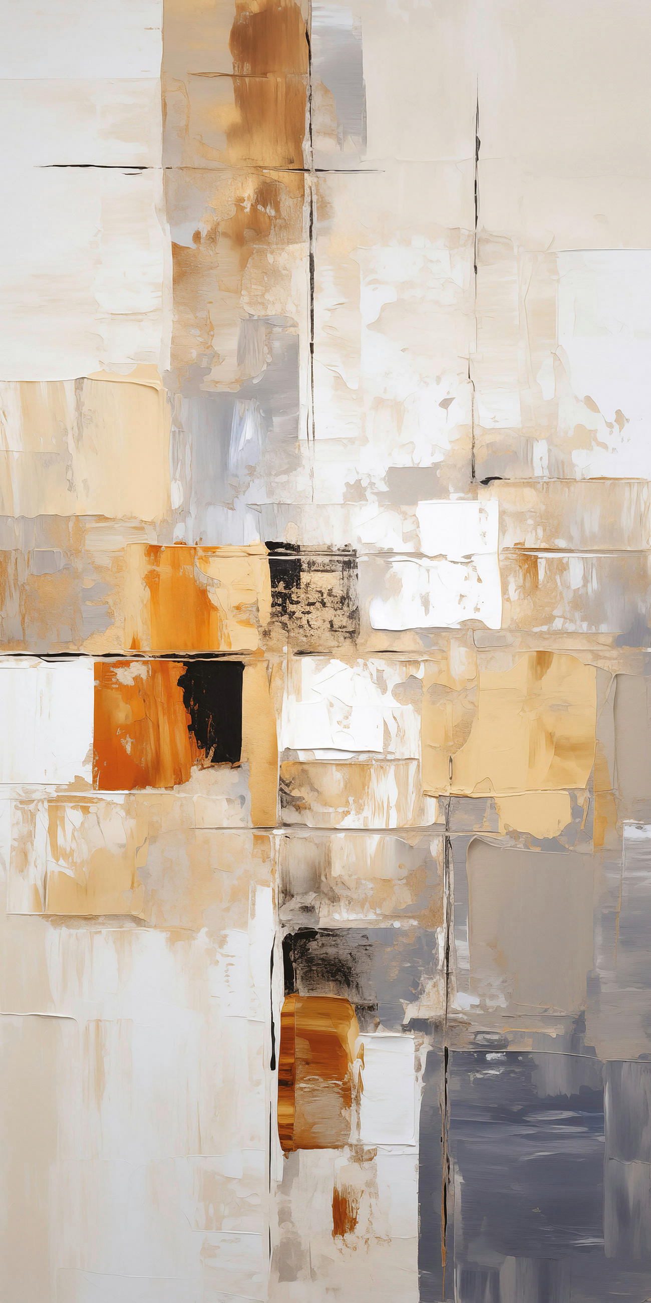 KEILRAHMENBILD Abstraktes 20/40 cm  - Multicolor, Basics, Holz/Papier (20/40cm)