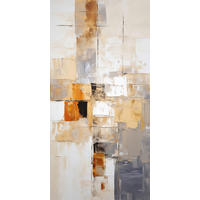 KEILRAHMENBILD Abstraktes 20/40 cm  - Multicolor, Basics, Holz/Papier (20/40cm)