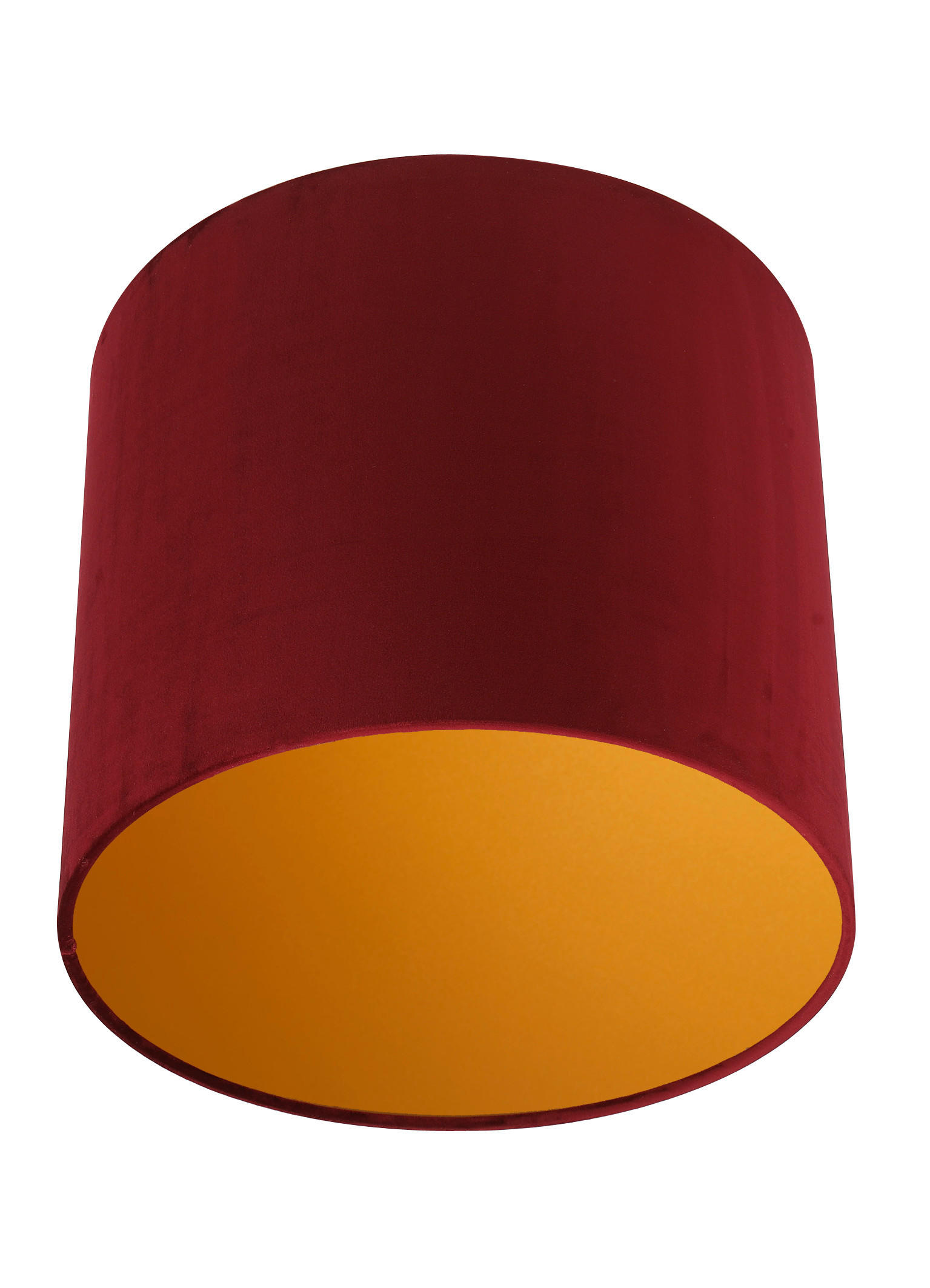 LEUCHTENSCHIRM 30/24 cm   - Rot, Basics, Textil/Metall (30/24cm)
