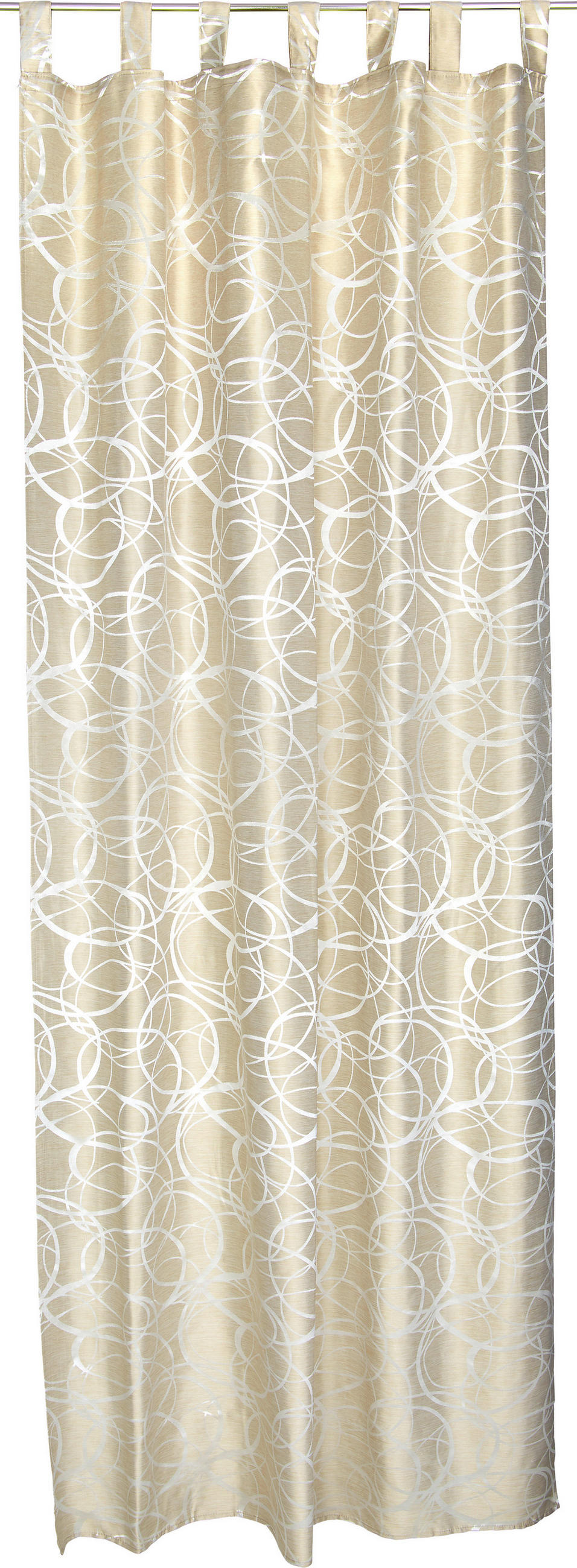 Vorhang Mit Schlaufen Und Band Linda 140x255 Cm Beige