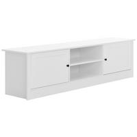 LOWBOARD  in 160/45/39 cm  - Schwarz/Weiß, LIFESTYLE, Holzwerkstoff/Metall (160/45/39cm) - MID.YOU