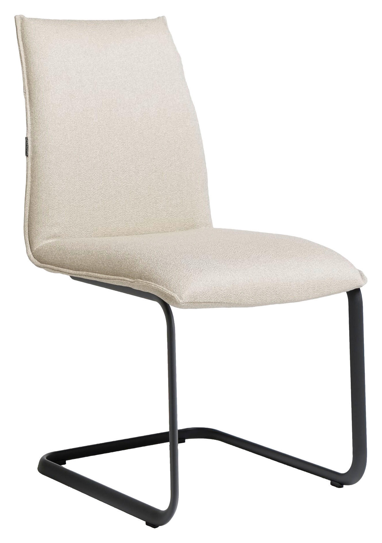 SCHWINGSTUHL  Stoffauswahl, Gestellauswahl Flachgewebe  - Anthrazit/Graphitfarben, Design, Textil/Metall (50/92/64cm) - Joop!