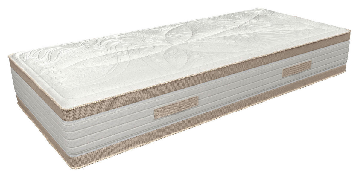 DUŠEK OD KOMFORNE PENE  160/200 cm     - bež, Dizajnerski, tekstil (160/200cm) - Hespo