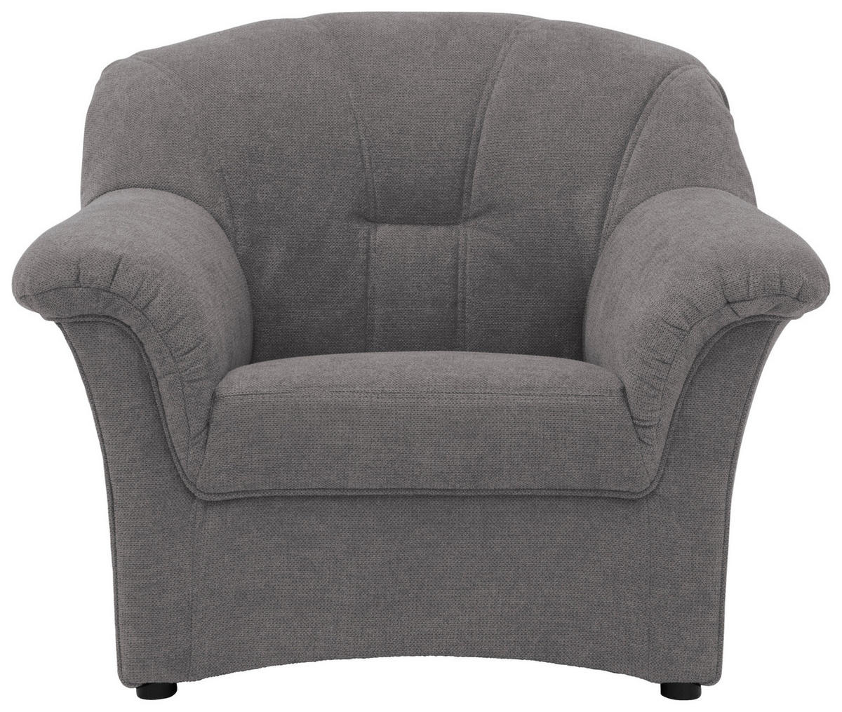 SESSEL Mikrofaser Dunkelgrau    - Dunkelgrau/Schwarz, KONVENTIONELL, Kunststoff/Textil (99/84/82cm) - MID.YOU