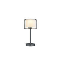 LED-TISCHLEUCHTE 15.6/34 cm   - Anthrazit, Design, Metall (15.6/34cm) - elements by BANKAMP