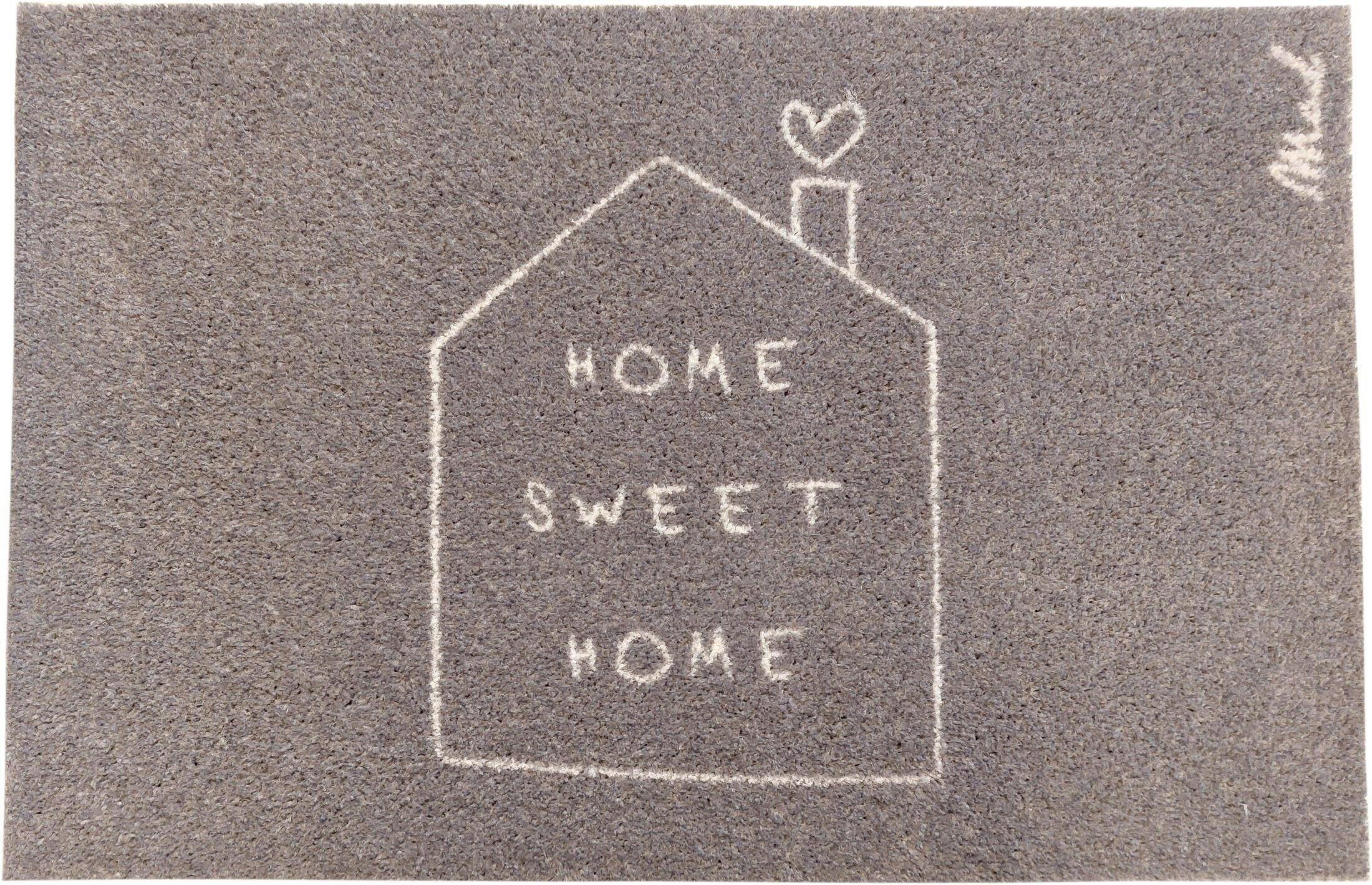 FUßMATTE 50/75 cm Scraper  - Grau, Trend, Kunststoff (50/75cm) - madaboutmats