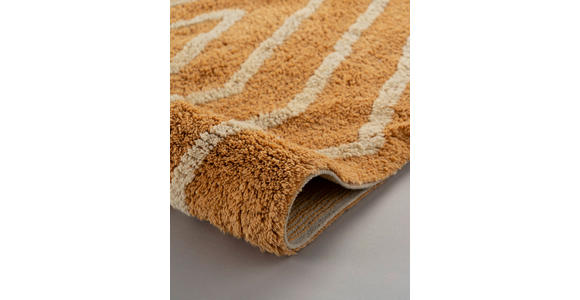 WEBTEPPICH 120/170 cm Alena Creme, Orange - Creme/Orange, Basics, Textil (120/170cm) - Novel
