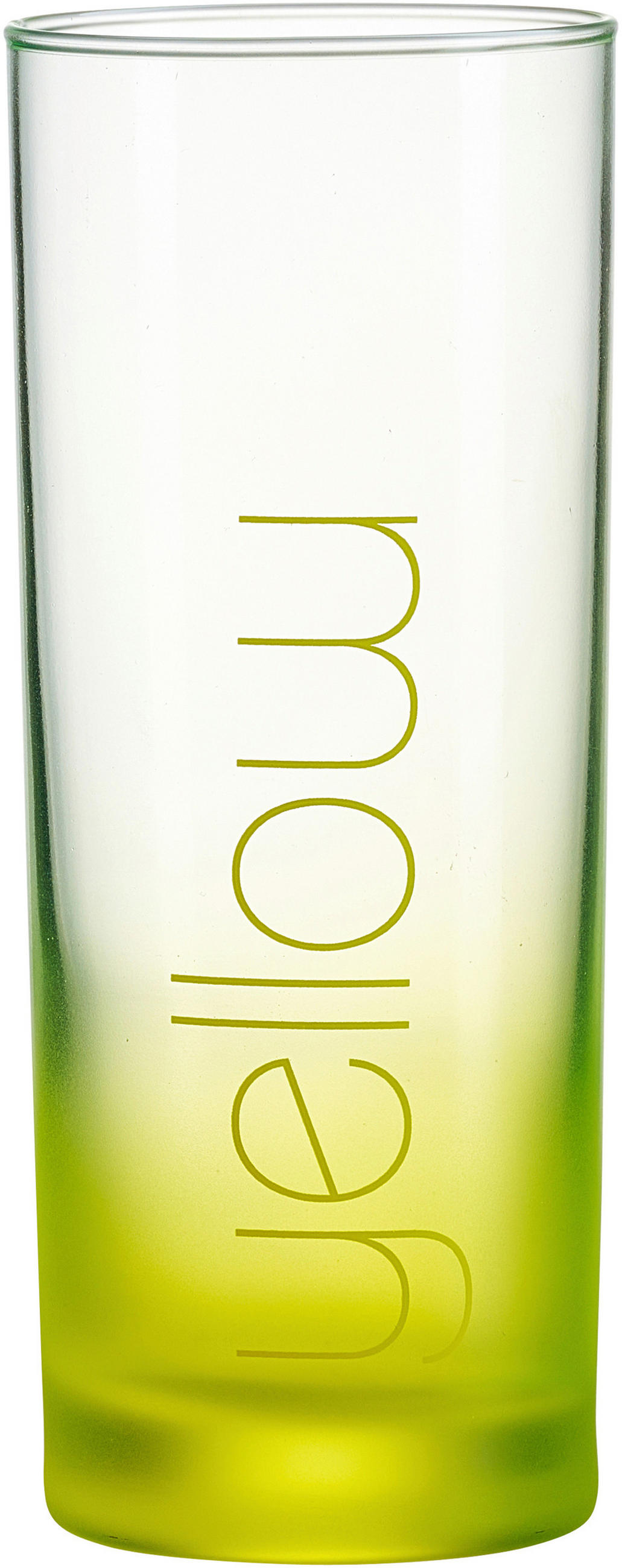 LONGDRINKGLAS  - transparent/gul, Basics, glas (360ml) - Ritzenhoff Breker