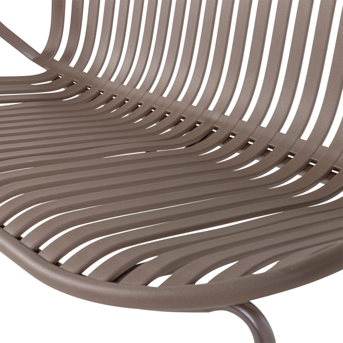 GARTENBANK 81/73/72 cm   - Lila/Braun, MODERN, Kunststoff/Metall (81/73/72cm) - Livetastic