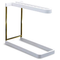 WEINGLASHALTER - Weiß, Basics, Naturmaterialien/Metall (28/24/13cm) - HAPPY SINKS