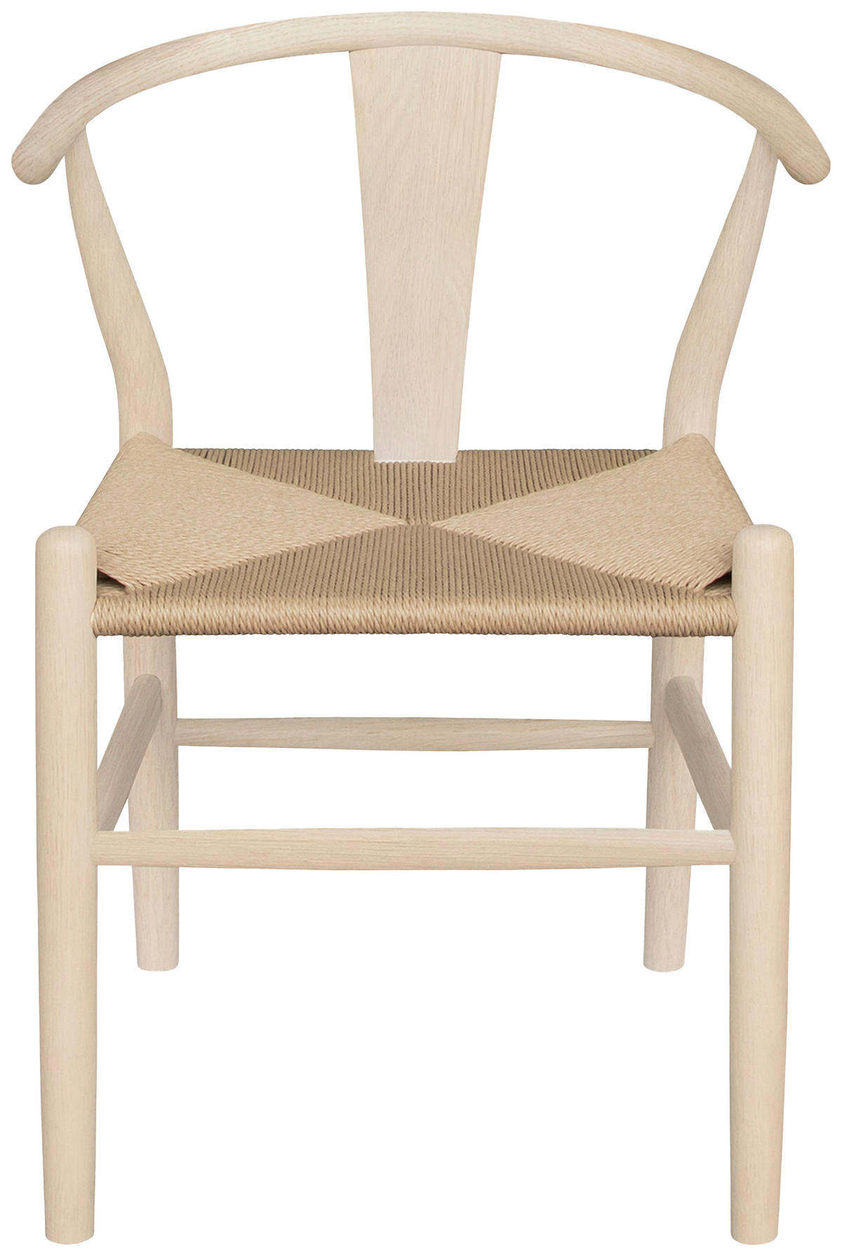 STOL  - ek Bianco/naturfärgad, Modern, trä (55/77/55cm) - Niels Andersson