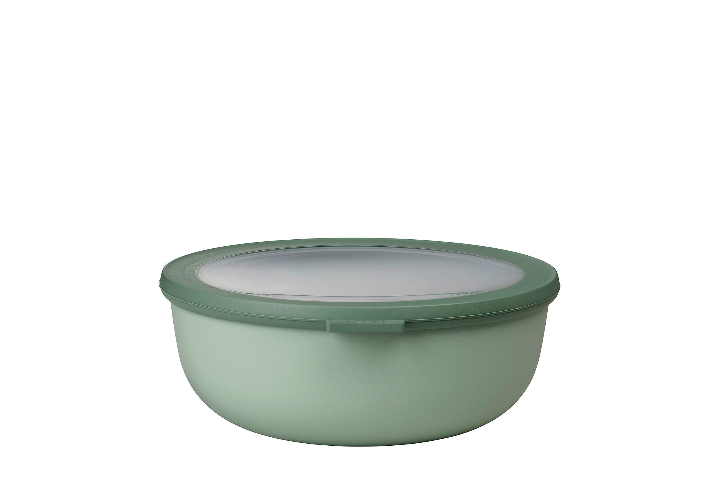 VORRATSDOSE CIRQULA 2,250 L  - Transparent/Salbeigrün, KONVENTIONELL, Kunststoff (24/9/23cm) - Mepal