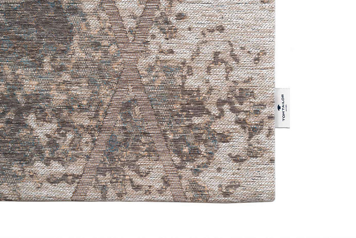VINTAGE-TEPPICH 68/130 cm Fine Line  - Silberfarben, Design, Kunststoff/Textil (68/130cm) - Tom Tailor