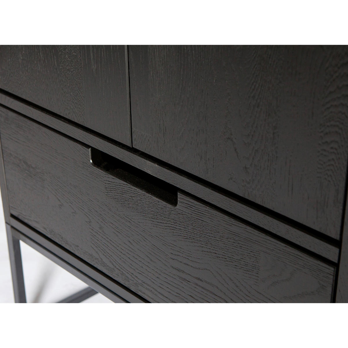 MEHRZWECKSCHRANK 60/210/36 cm  in Schwarz  - Schwarz, Design, Holz/Holzwerkstoff (60/210/36cm) - Livetastic