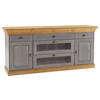 SIDEBOARD  in 185/85/45 cm  - Laugenfarbig/Grau, ROMANTIK / LANDHAUS, Glas/Holz (185/85/45cm) - Boxxx
