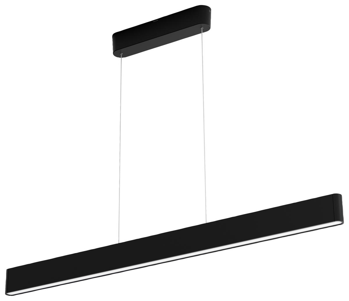 LED-HÄNGELEUCHTE 9/4/129,8 cm    - Schwarz, Design, Kunststoff/Metall (9/4/129,8cm) - Philips HUE