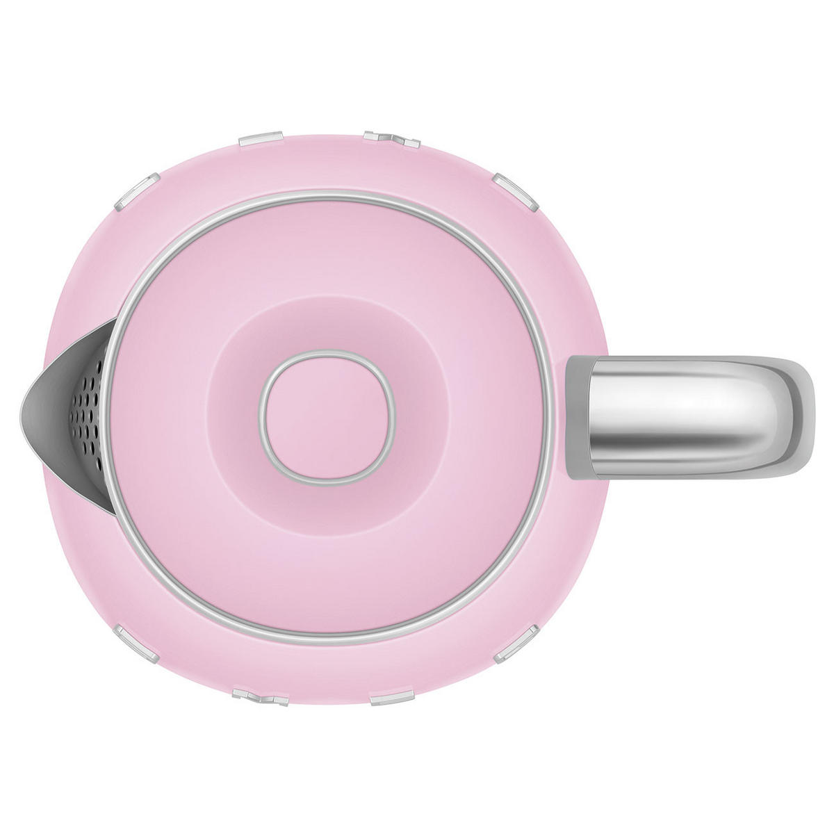 WASSERKOCHER 0,8 l  - Pink, Design, Metall (22,3/24,8/17,1cm) - SMEG