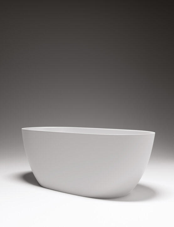 BADEWANNE freistehend   - Weiß, Basics, Stein (160/60/74cm) - Novel