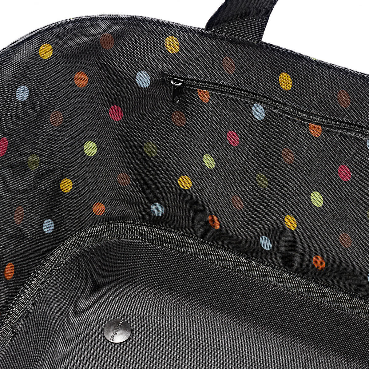 EINKAUFSKORB Dots 22 L  - Gelb/Rot, Basics, Kunststoff/Textil (48/28/33cm) - Reisenthel