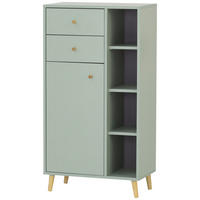 HIGHBOARD Schildmeyer Bjarne  in 60,2/113,4/33,1 cm  - Jadegrün/Salbeigrün, MODERN, Holz/Holzwerkstoff (60,2/113,4/33,1cm) - Stylife