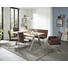 SITZBANK in Braun, Edelstahlfarben - Edelstahlfarben/Braun, Design, Textil/Metall (180cm) - Dieter Knoll SITZBANK in Braun, Edelstahlfarben - Edelstahlfarben/Braun, Design, Textil/Metall (180cm) - Dieter Knoll
