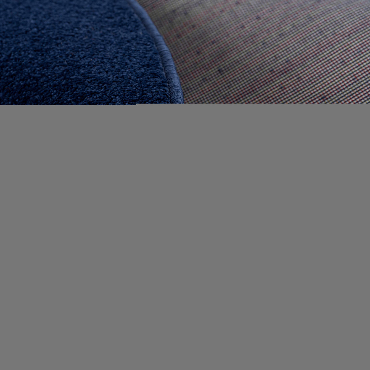 WEBTEPPICH 200 cm Uni Dunkelblau  - Dunkelblau, LIFESTYLE, Kunststoff/Textil (200cm)