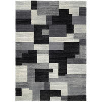 WEBTEPPICH 200/290 cm Astor Grid Grau, Schwarz  - Schwarz/Grau, Design, Textil (200/290cm) - Novel