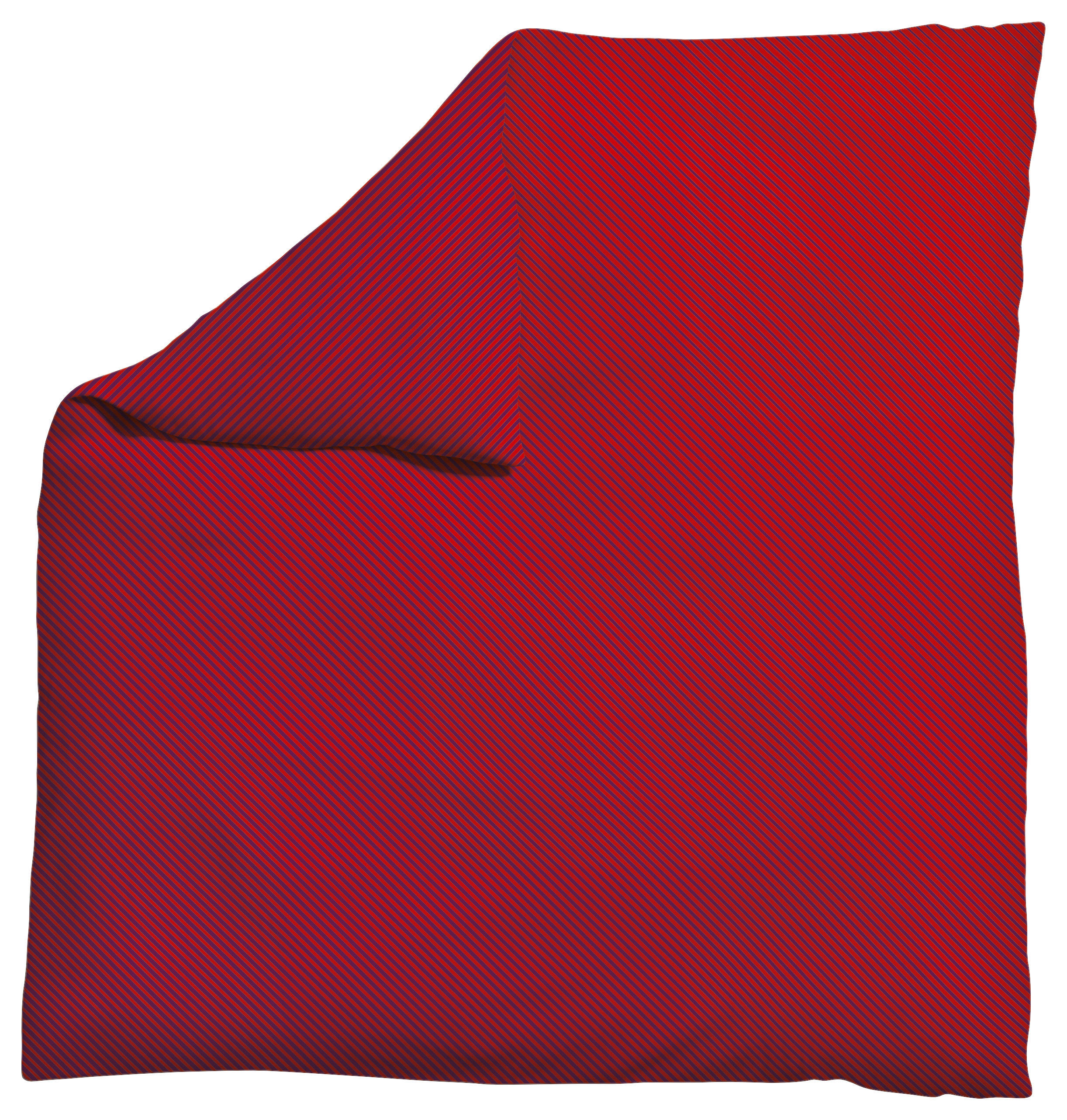 BETTDECKENBEZUG Woven Satin Fade Makosatin 240/220 cm  - Rot/Lila, Basics, Textil (240/220cm) - Schlafgut