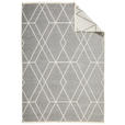 FLACHWEBETEPPICH 160/230 cm Wilma Grau, Weiß  - Weiß/Grau, LIFESTYLE, Textil (160/230cm) - Novel