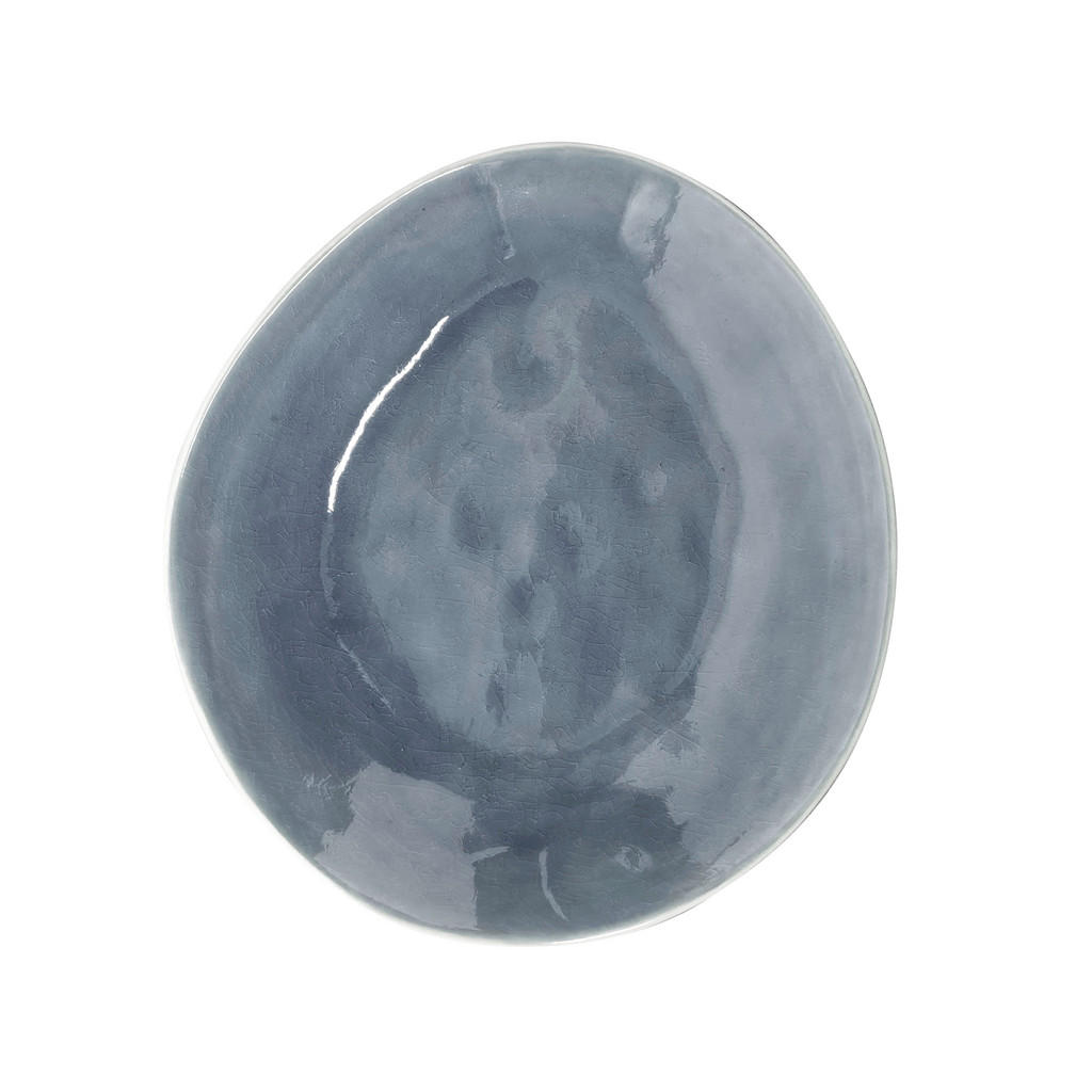 Dessertteller Steinzeug Grau Abstrakt Eugenia ca. 20 cm