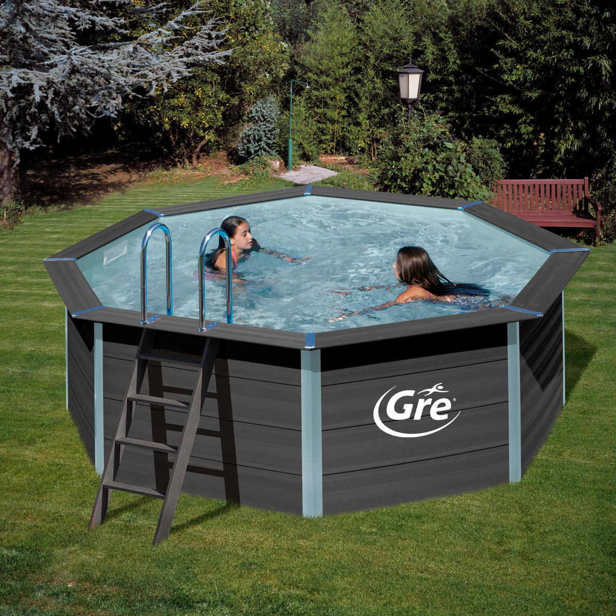 POOL SET GRE KPCO41 KPCO41 410/124 cm  - KONVENTIONELL (410/124cm) - Gre