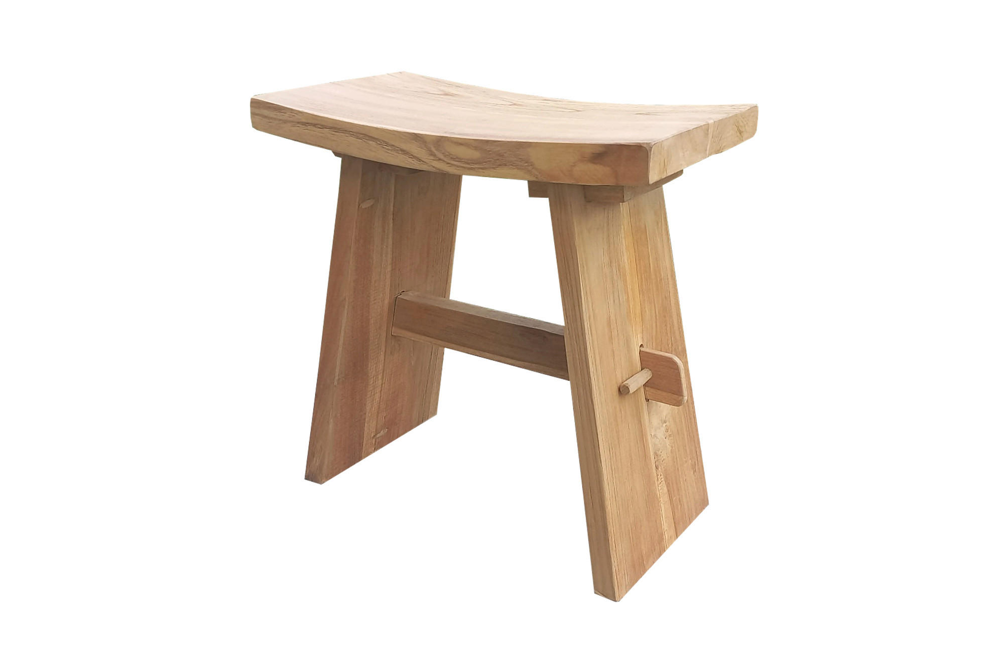GARTENHOCKER in  - Naturfarben, Design, Holz (45/45/25cm) - Livetastic