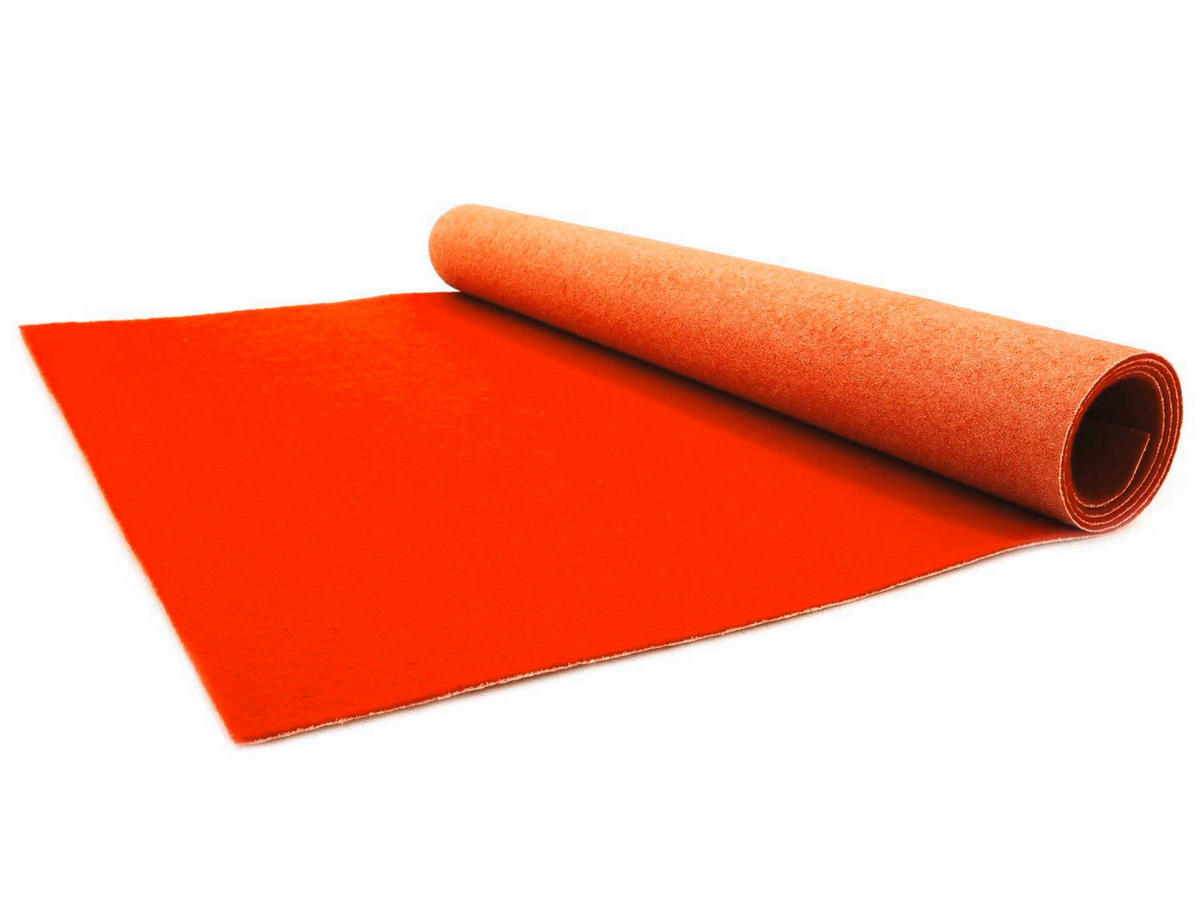 LÄUFER 200/500 cm Platea  - Orange, Basics, Textil (200/500cm)