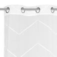 ÖSENVORHANG halbtransparent  - Weiß, Design, Textil (135/245cm) - Esposa