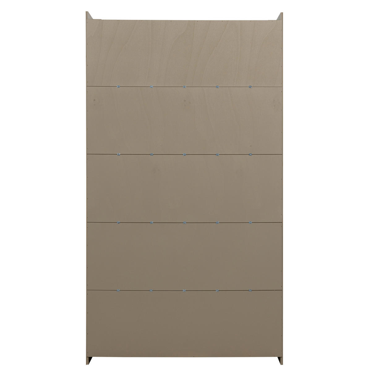 VITRINE  in Kiefer Schlammfarben  - Schlammfarben/Schwarz, Design, Holz/Metall (120/217/48cm) - Livetastic
