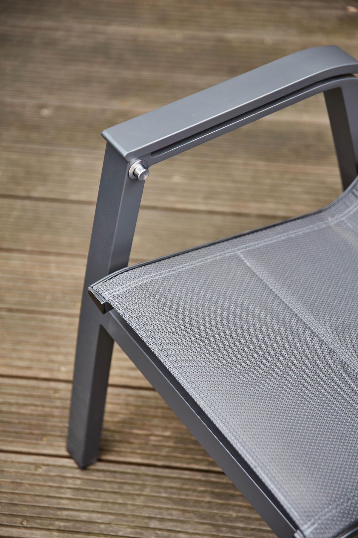 GARTEN-RELAXSESSEL 73/110/59 cm  - Anthrazit, Basics, Kunststoff/Metall (73/110/59cm) - Siena Garden