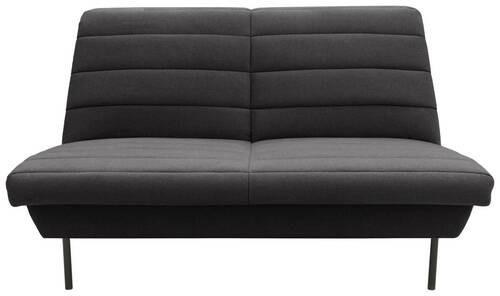 2-SITZER-SOFA Anthrazit  - Anthrazit/Schwarz, Design, Textil/Metall (145/92/103cm) - LOOKS by W.Joop