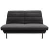 2-SITZER-SOFA Anthrazit  - Anthrazit/Schwarz, Design, Textil/Metall (145/92/103cm) - LOOKS by W.Joop