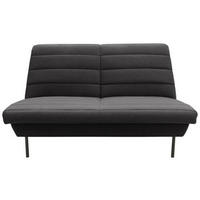 2-SITZER-SOFA in Anthrazit  - Anthrazit/Schwarz, Design, Textil/Metall (145/92/103cm) - LOOKS by W.Joop