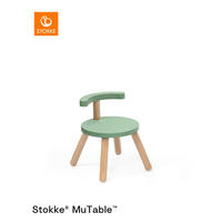 KINDERSTUHL - Naturfarben/Grün, Basics, Holz (35/42/35cm) - Stokke