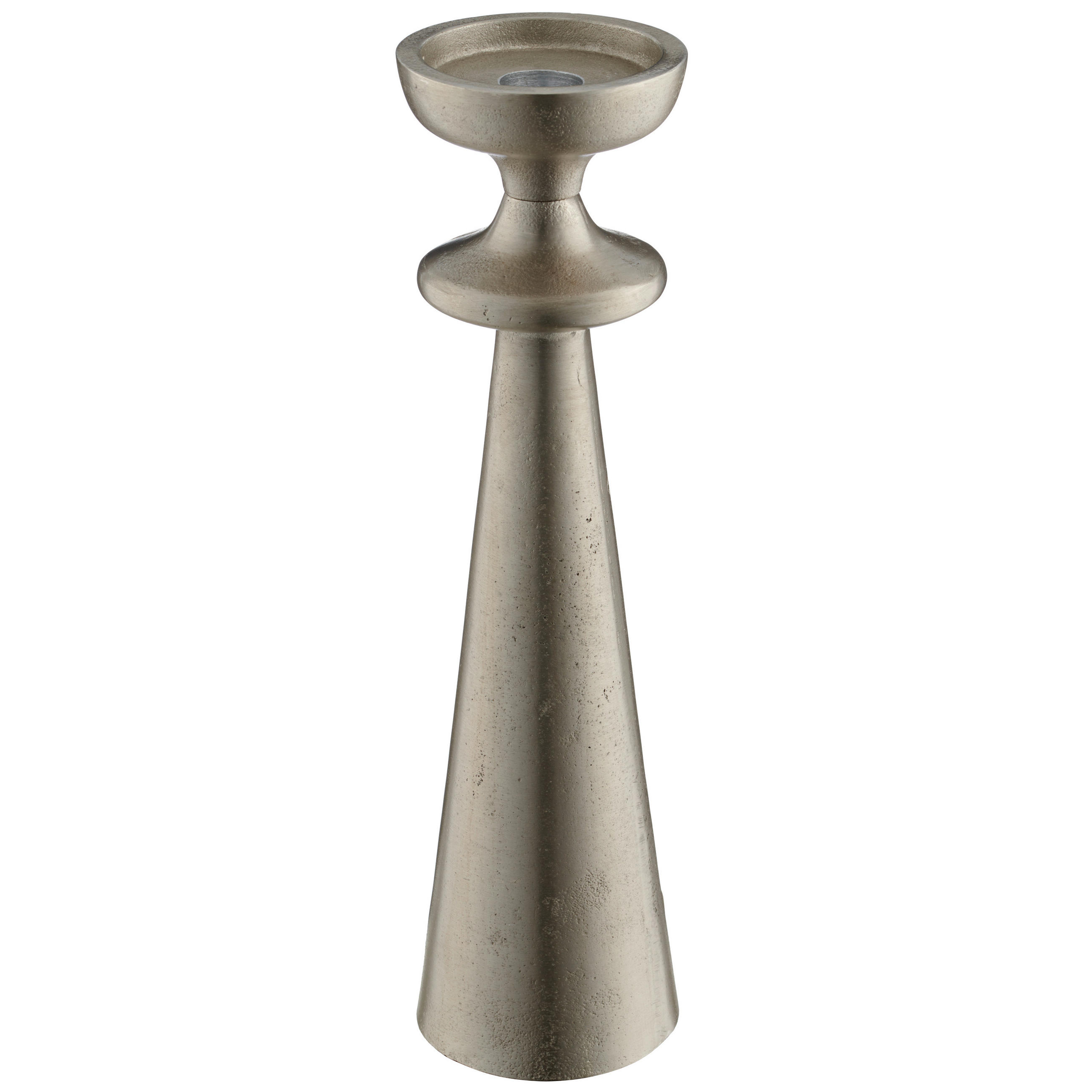 TEELICHTHALTER  - Silberfarben, Basics, Metall (8,5/31/8,5cm) - Ambia Home