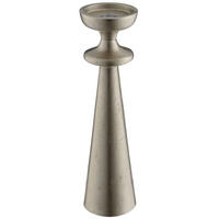 TEELICHTHALTER  - Silberfarben, Basics, Metall (8,5/31/8,5cm) - Ambia Home