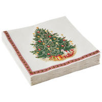 SERVIETTE  33/33 cm   - Weiß, Design, Papier (33/33cm) - Villeroy & Boch