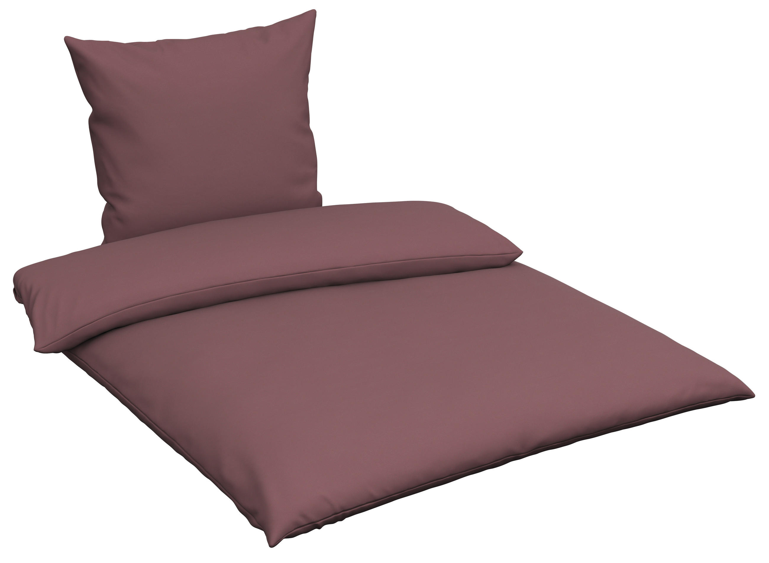 BETTWÄSCHE Renforcé 155/220 cm  - Mauve, Textil (155/220cm) - Esposa