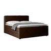 BOXSPRINGBETT 180/200 cm  in Braun  - Schwarz/Braun, Modern, Holz/Textil (180/200cm) - MID.YOU